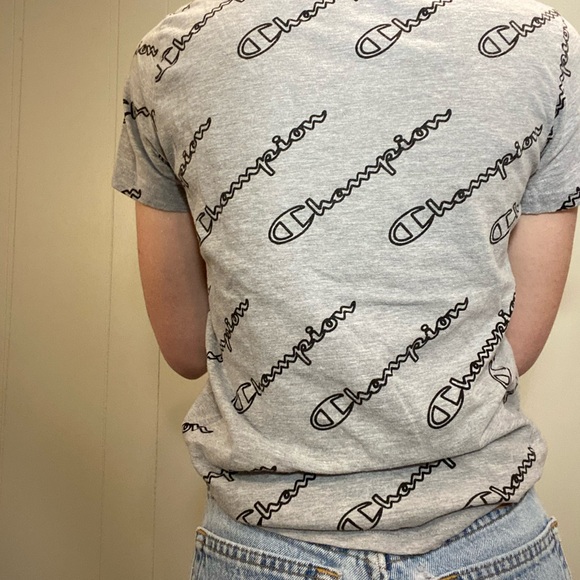 Champion logo grey t shirt - Picture 4 of 7